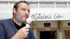 Daniel Reboredo, propietario de la Helader�a Col�n.