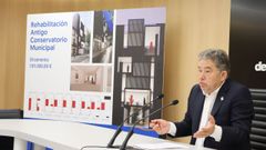 El acalde de Pontevedra, Miguel Anxo Fern�ndez Lores, dio a conocer la concesi�n de las ayudas europeas para rehabilitar dos edificios municipales