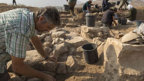 Imagen de archivo de las excavaciones de la UDC en Palestina