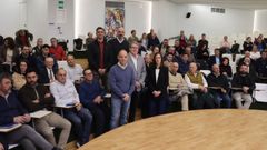 Alcaldes ourensanos que asistieron a la reuni�n con la Xunta para coordinar la ejecuci�n de la limpieza de franjas secundarias.