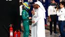 Fernando Alonso.Fernando Alonso, piloto de F�rmula 1, en Arabia Saud�