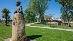 Busto en memoria de Jos Luis Balado Prez en el Parque dos Condes