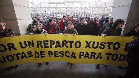 Encierro del cerco en A Corua.