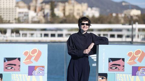 La cineasta Marta Matute durante la presentaci&oacute;n de su pel&iacute;cula, &laquo;Yo no morir&eacute; de amor&raquo;.