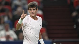 Rafa J�dar, durante un partido celebrado en China.