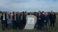 Foto del grupo que realiz� la visita a As Pontes
