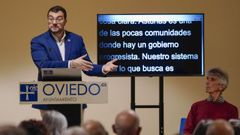 El presidente del Principado de Asturias, Adrin Barbn, interviene en el I Foro Internacional de Vivienda Colaborativa Cohousing