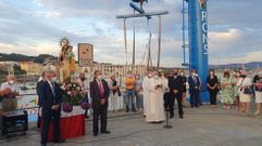 Actos del d�a del Carmen en el puerto de Sanxenxo