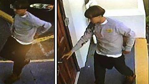 Imgenes del sospechoso del tiroteo