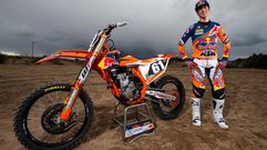 La KTM 250 SX-F de Jorge Prado