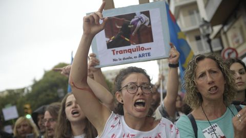La Asociación Nacional Animales con Derechos y Libertad (Anadel) convoca una concentración de protesta contra la celebración de la feria taurina de Begoña