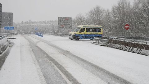 Los efectos del temporal Ingrid en Sandi�s, Ourense