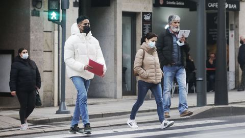 Primer da sin mascarillas en la calle en Ourense