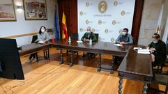 Reunin telemtica del gobierno de Poio