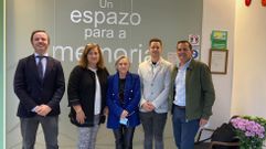 Visita de Acevedo y Serrano al centro de d�a de Agadea en Santiago.
