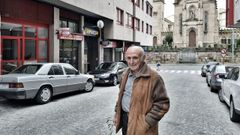 Ram�n Vidal en O Couto, donde ejerci� como zapatero durante m�s de tres d�cadas