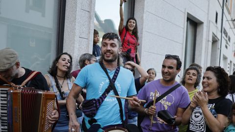 Cantos de taberna en Guitiriz en el primer d�a del Festival de Pardi�as 2026