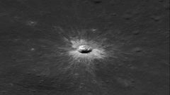 Imagen de la NASA del nuevo cr�ter descubierto