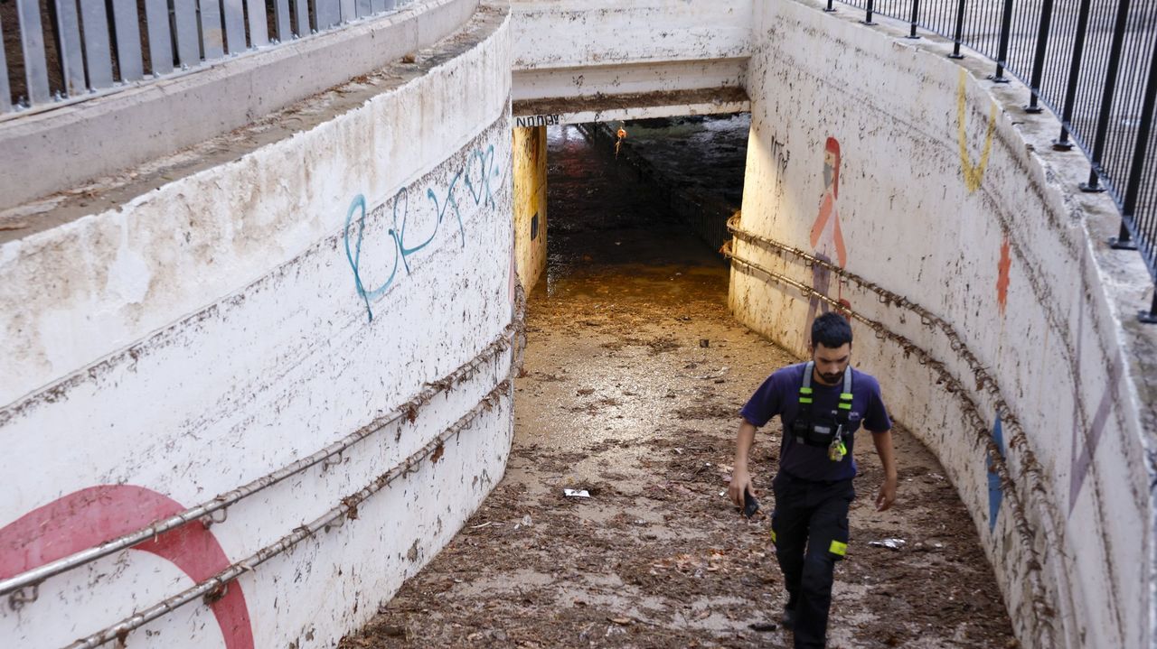 El temporal descarga con fuerza en Valencia y l Horta Sud pero sin incidencias graves