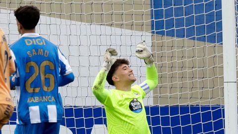 Hugo R�os, portero del Fabril