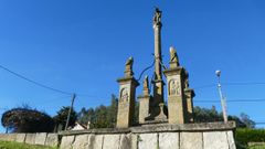 Crucero de la iglesia de Santa Eulalia, ubicado en las inmediaciones del castro
