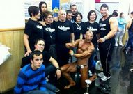 Juan Costa celebra con sus compa�eros y familia el t�tulo gallego.