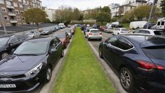 Vista de la avenida Vila Verde, cuya conclusin permitira descongestionar el trfico en la zona de Fontias