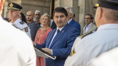 El delegado del Gobierno, Pedro Blanco, en un acto en Lugo.