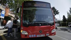 El 1A en su parada en Santa Cristina.