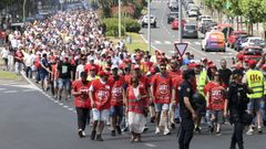Imagen de archivo de otra protesta del metal