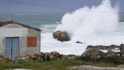 Temporal costero en Baiona