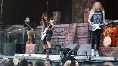 Concierto de los Iron Maiden en su actuaci�n anterior en Viveiro