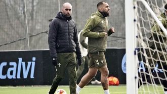 El delantero del Celta Borja Iglesias suma frente al Sant Andreu su primera convocatoria de la presente edicin de Copa del Rey.