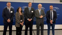 Comisi�n del Puerto de Vigo que viaj� a Bruselas.