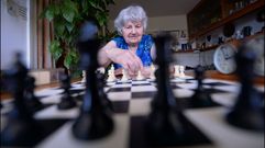�Brigitta Sinka, 87 a�os y ajedrecista
