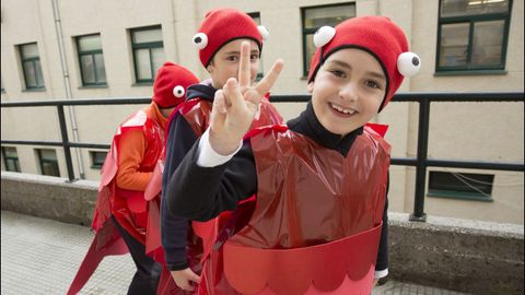 Carnaval del colegio Milladoiro de Malpica