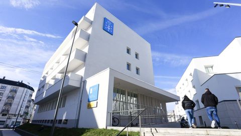 La oficina de emprego de Lugo, en una imagen de archivo.