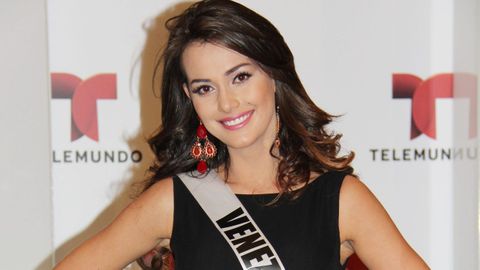 Irene Esser, en el 2012 cuando se present� al concurso de belleza de Miss Venezuela