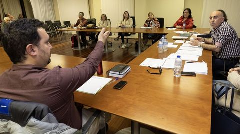 Un pleno en Mux�a, en imagen de archivo 