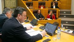 Valent�n Gonz�lez Formoso presidi� el pleno de este viernes.