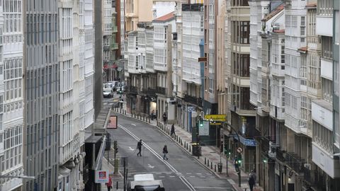 Imagen de la calle San Andr�s, en A Coru�a