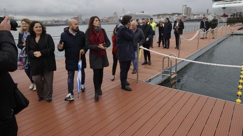 Inauguración y puesta en sevicio de la plataforma náutica de O Parrote, en A Coruña