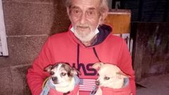 El due�o de los perros maltratados, Blanquita y Jose