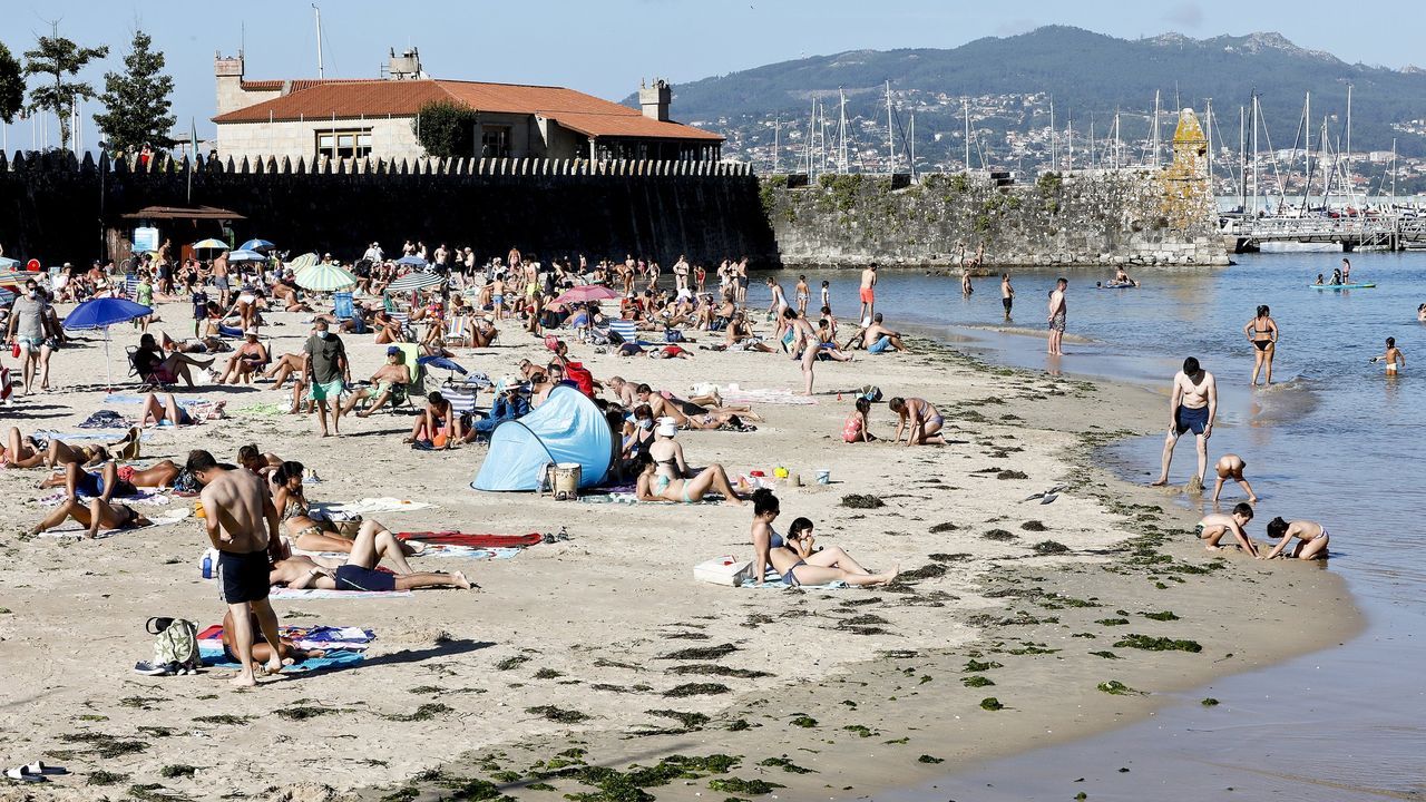 Baiona suma su sexto episodio de contaminación en las playas en tres meses