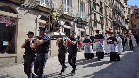 Procesin de san Roque en la capital 