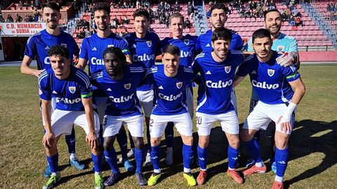 El once inicial del entrenador del Bergan, Jorge Cuesta, en el estadio de Los Pajaritos