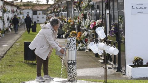 Todos los Santos en el cementerio de Catabois, Ferrol