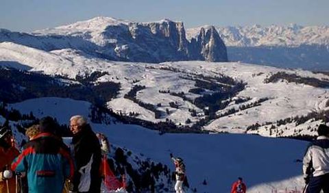 En este lugar están las grandes estaciones de esquí de Italia.