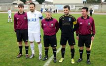 Los futbolistas del Lemos y del Taboada disputaron un derbi comarcal intenso. 