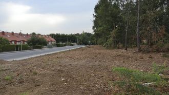 Imagen de archivo de una finca desbrozada en el concello de Teo